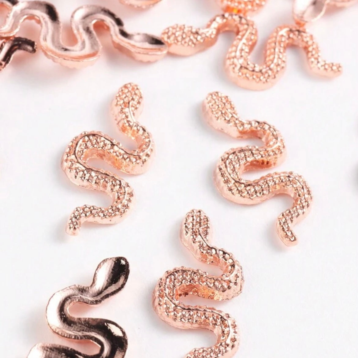 3D Snake Nail Charm