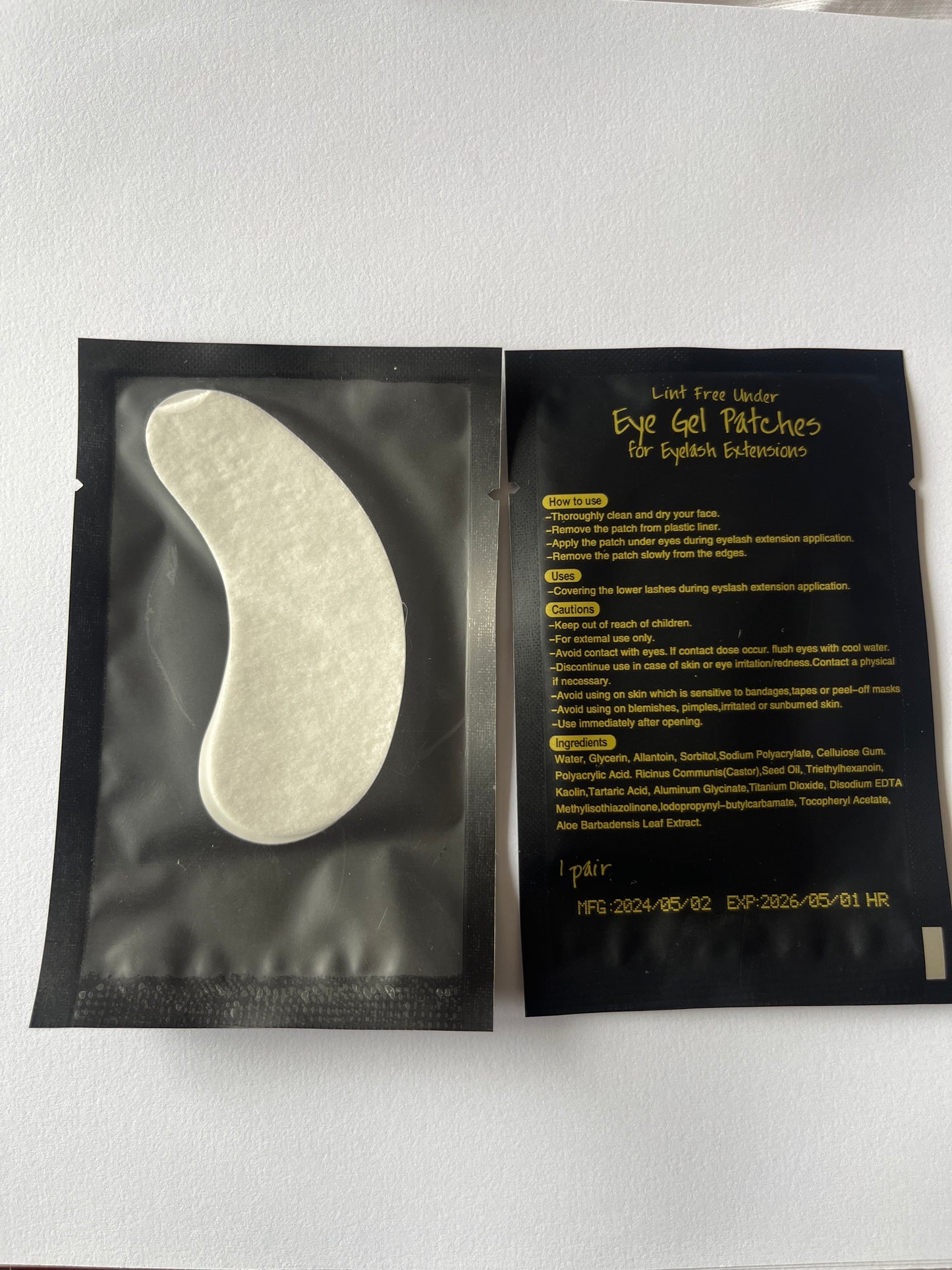 Lint Free Eyelash Pads