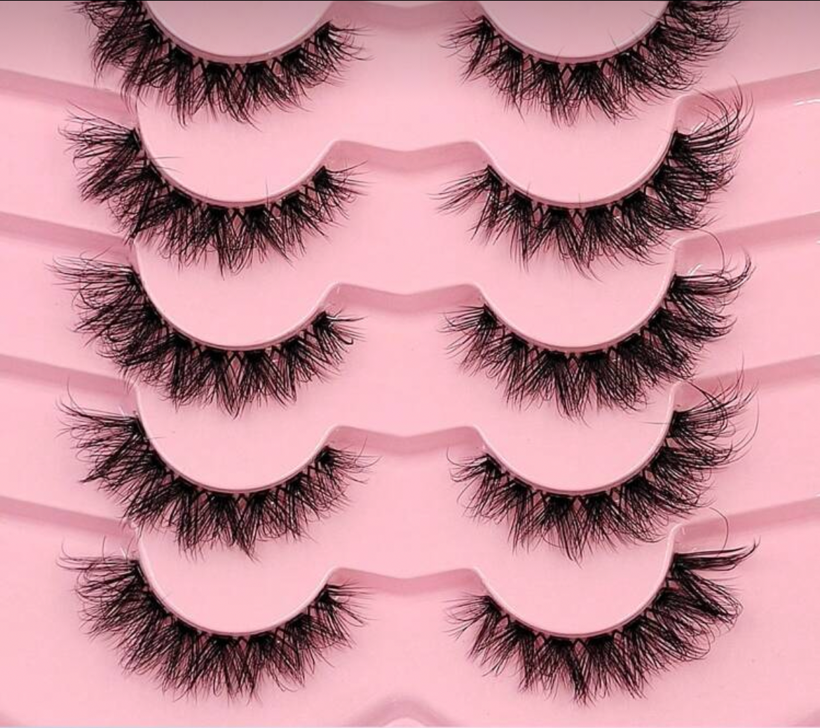 7 pairs Strip Eyelashes