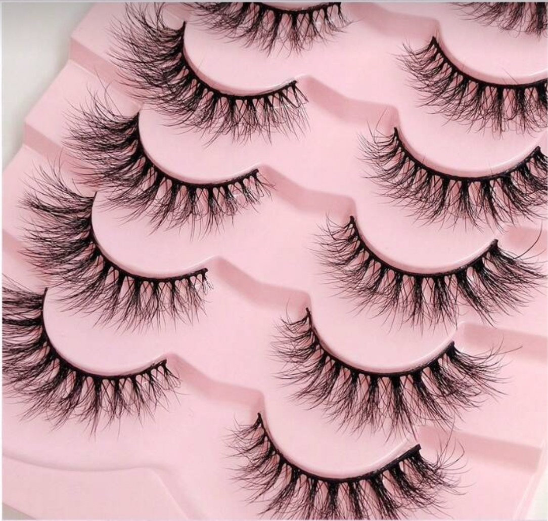 7 pairs Strip Eyelashes